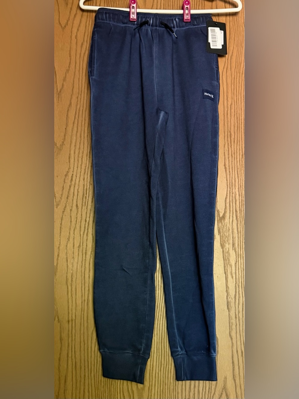 Hurley Boy's Youth (Distressed Navy) Fleece Joggers Sweatpants Med ($45 MSRP)
